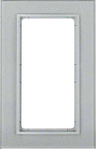 Berker 13096414 Glasrahmen mit großem Ausschnitt B.7 alu Mesch Shop Berker 13096414 Glasrahmen mit großem Ausschnitt B.7 alu Mesch Shop